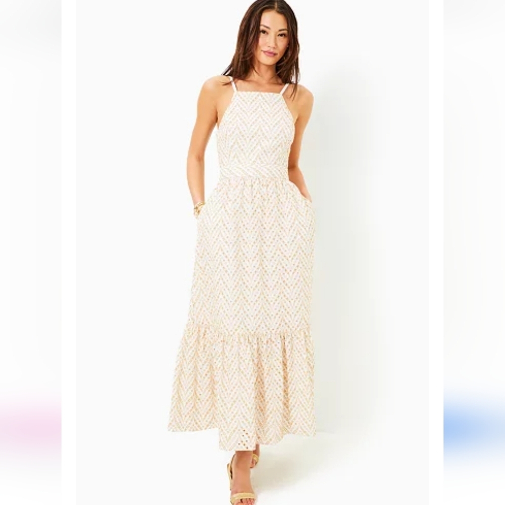 NWT Lilly Pulitzer Charlese Eyelet Dress - Picture 2 of 8